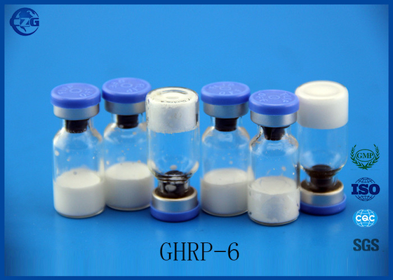 China Pulver Sicherheits-Peptid Ghrp 6, zuverlässige bodybuildende Peptid-Einspritzungen fournisseur